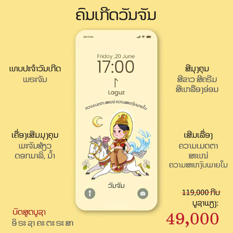 ຮູບເທວະດາ (ຄົນເກີດວັນຈັນ)